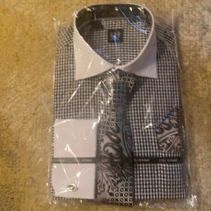 Luel Homme shirt and tie set (Cel)